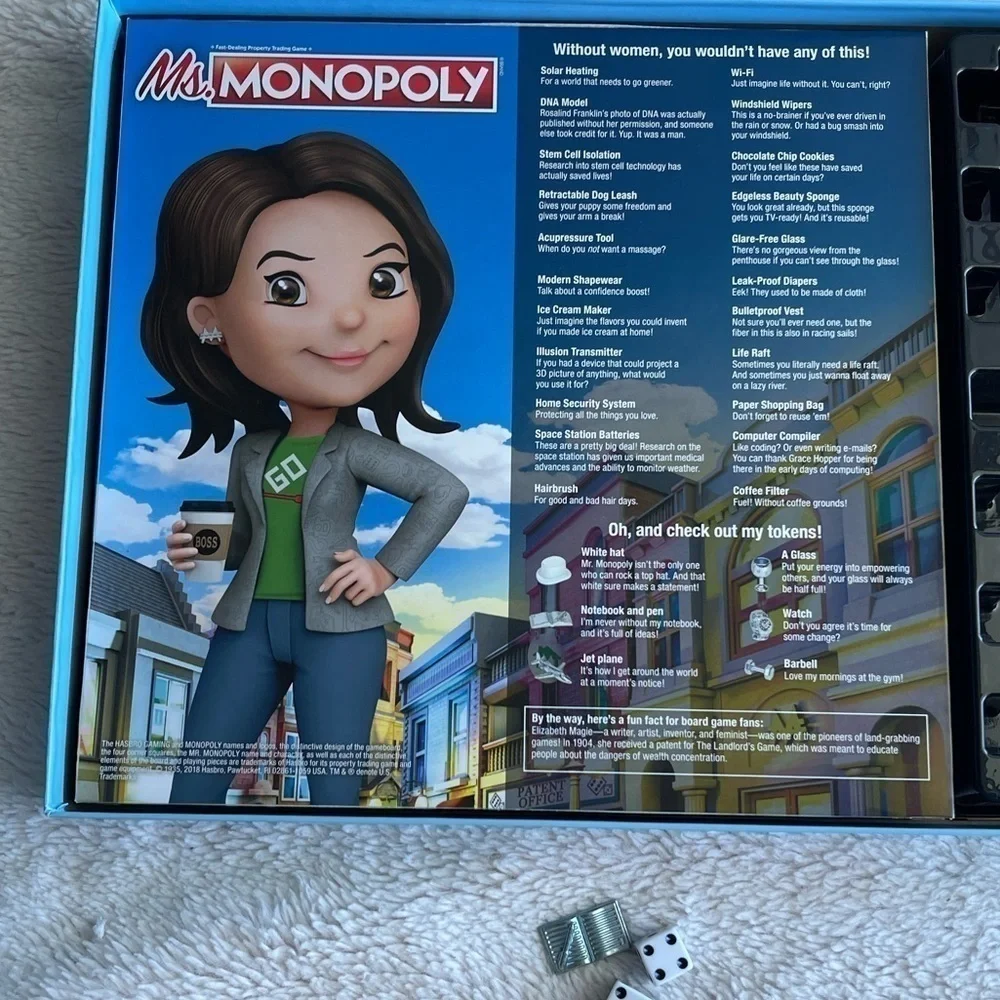 Ms. monopoly like new board game